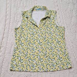 J McLaughlin Lemon Polo Top